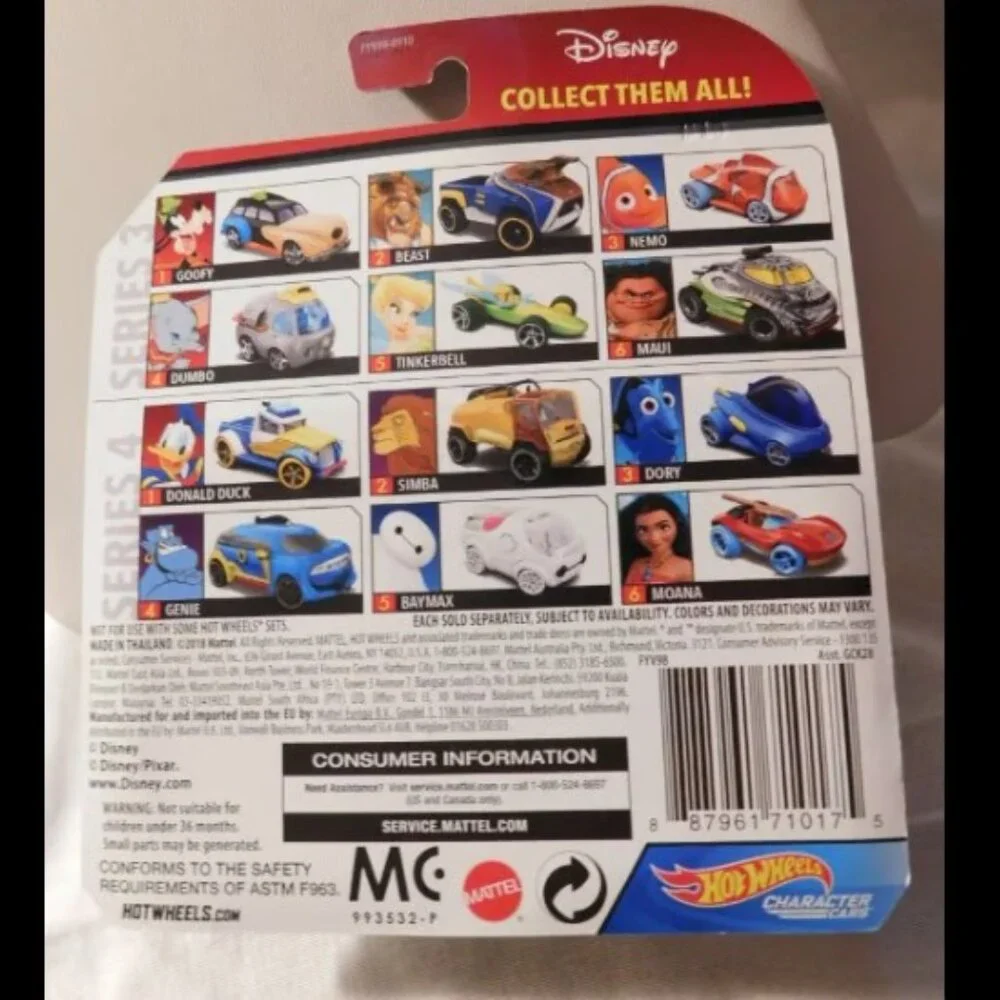 Disney Hot Wheels Disney Lion King Simba Character